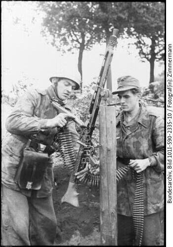 Niederlande, Arnheim / Osterbeek, MG-Stellung