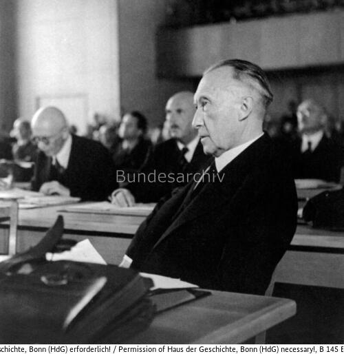 Bonn, Parlamentarischer Rat, Adenauer