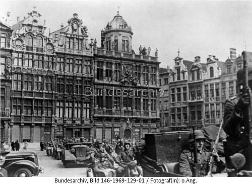 Brüssel, Einmarsch deutscher Truppen