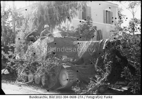 Italien, Marder II getarnt