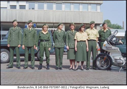 Bonn, neue BGS-Uniformen