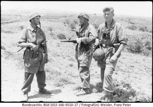 Kreta, deutsche Fallschirmjäger