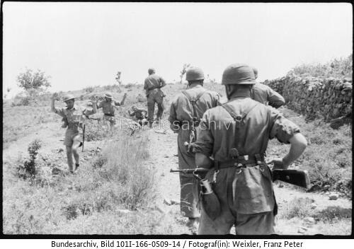 Kreta, Gefangennahme britischer Soldaten