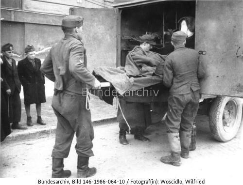 Ungarn, Verwundetentransport