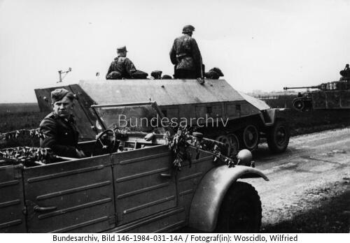 Frankreich, Waffen-SS, Fahrzeuge