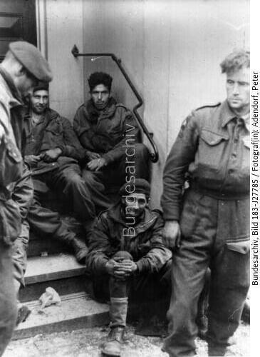 Schlacht um Arnheim, gefangene britische Fallschirmjäger