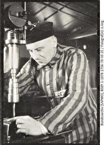 KZ Sachsenhausen, Häftlingsarbeit, August Baumgarte