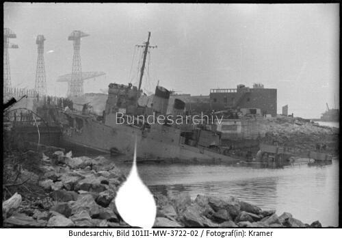 St. Nazaire, Zerstörer "HMS Campbeltown"