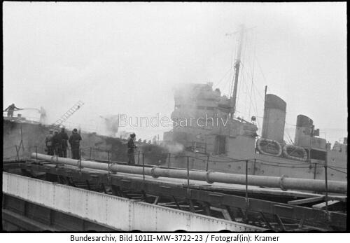 St. Nazaire, Zerstörer "HMS Campbeltown"