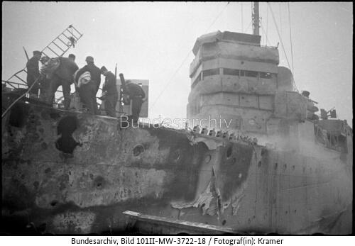 St. Nazaire, Zerstörer "HMS Campbeltown"