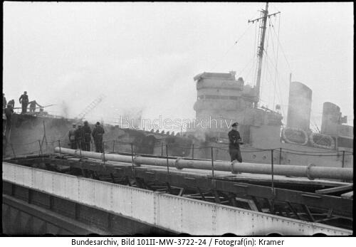 St. Nazaire, Zerstörer "HMS Campbeltown"