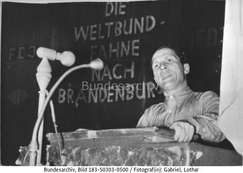 Brandenburg/Havel, FDJ-Konferenz, Erich Honecker